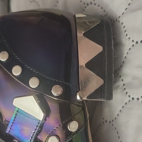 SOPHIA WEBSTER Oil Slick Studded Booties - Picture 3 of 6